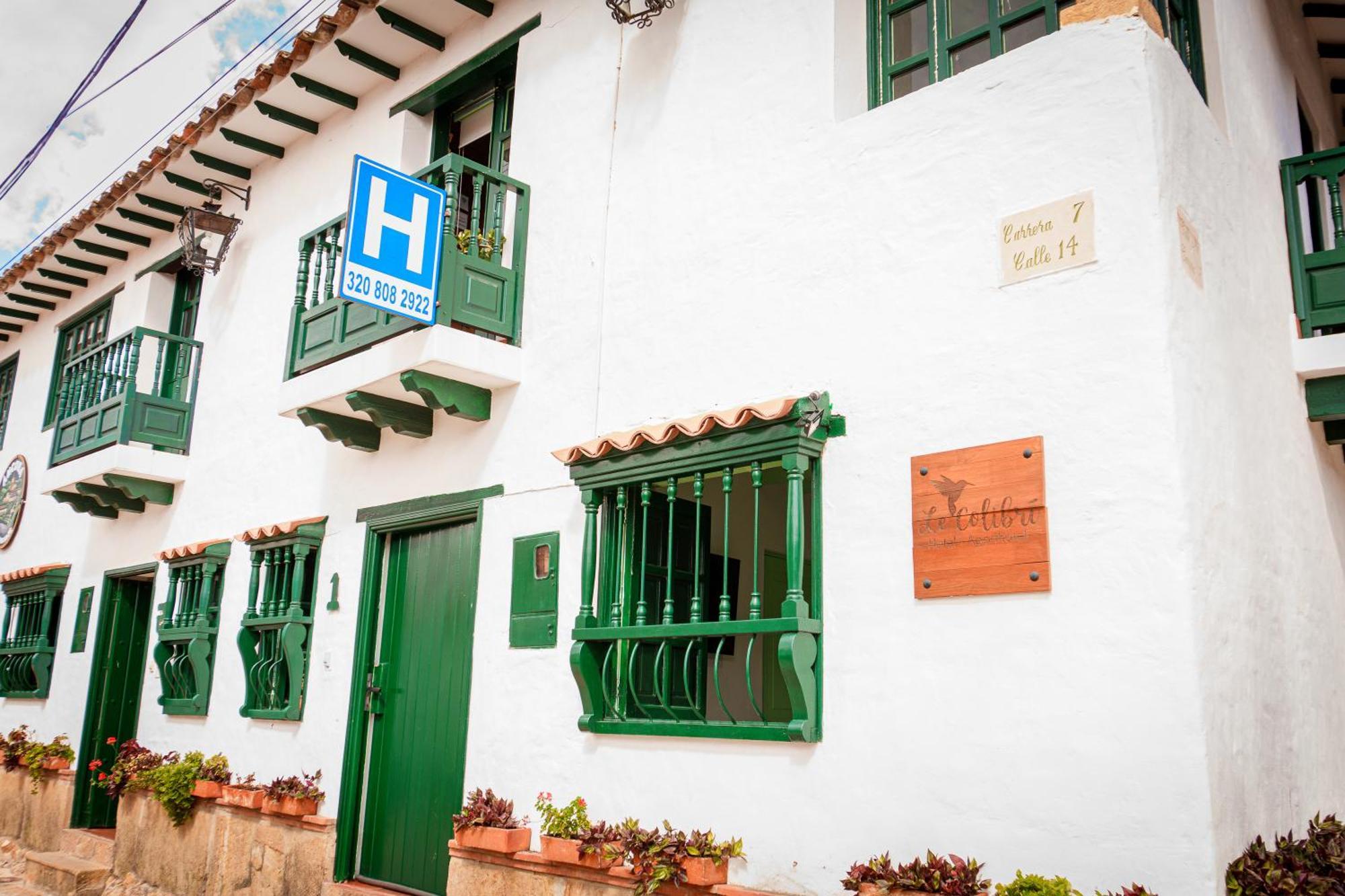 Apartamentos Y Habitaciones Le Colibri - Villa De Leyva Exterior photo