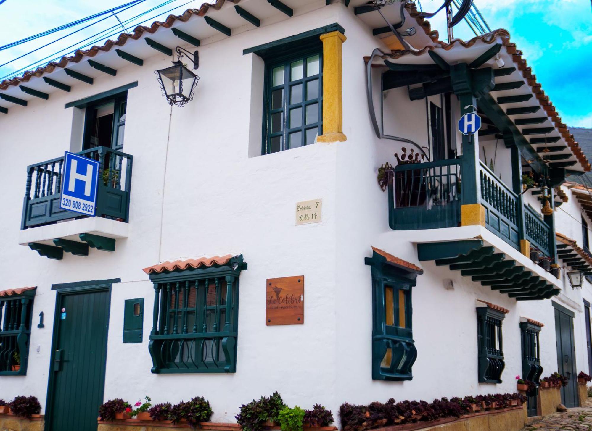 Apartamentos Y Habitaciones Le Colibri - Villa De Leyva Exterior photo